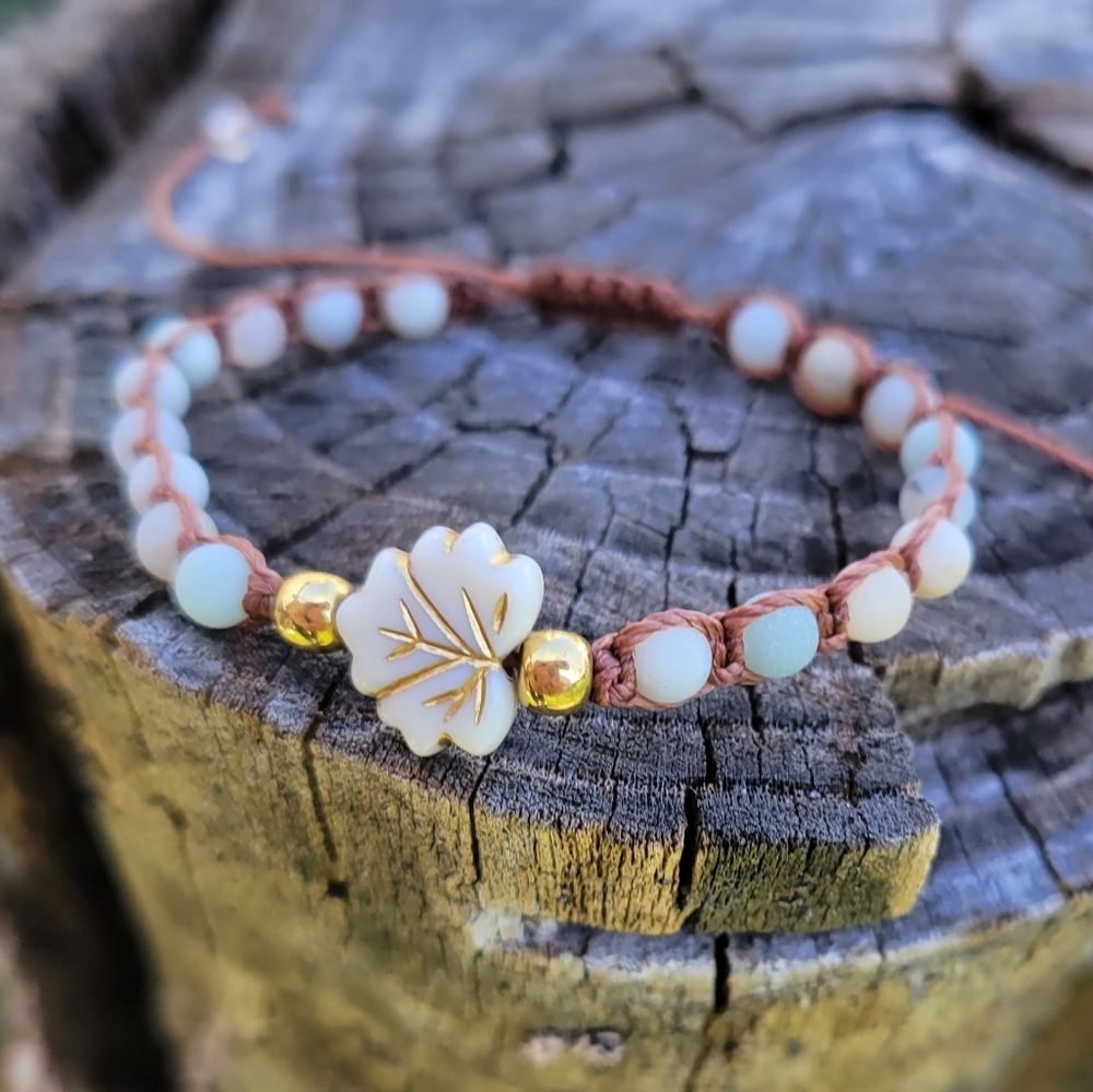 Boho Hippie Gypsy Beaded Macramé Bracelet